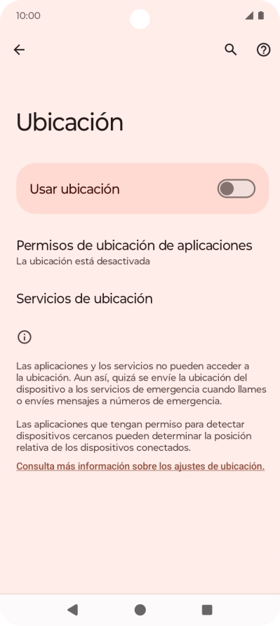 Pulsa el indicador junto a Pulsa el indicador junto a