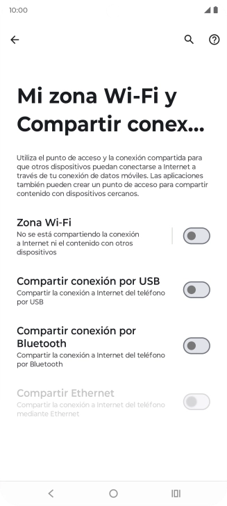 Pulsa Zona Wi-Fi. Pulsa Zona Wi-Fi.