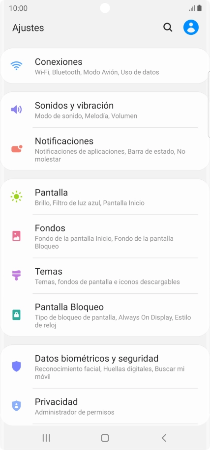 Pulsa Datos biométricos y seguridad.