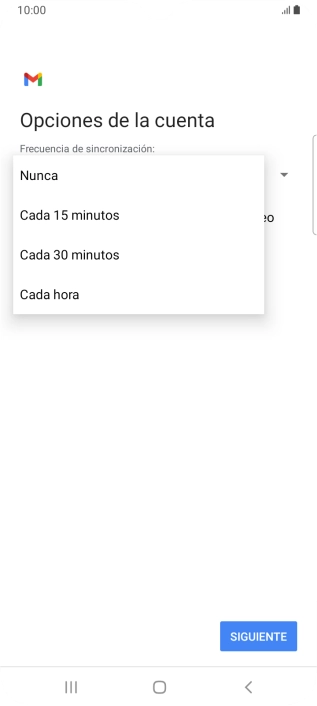 Pulsa el ajuste deseado. Pulsa el ajuste deseado.