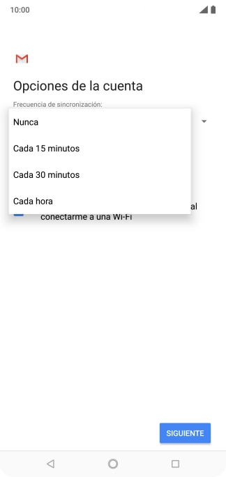 Pulsa el ajuste deseado. Pulsa el ajuste deseado.