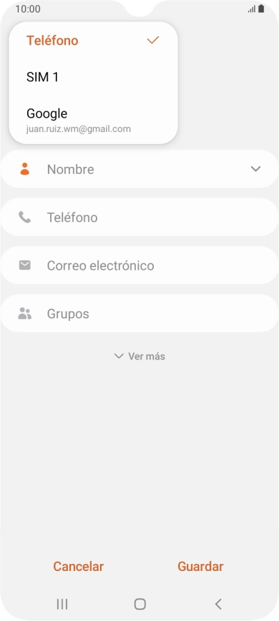 Pulsa Teléfono.