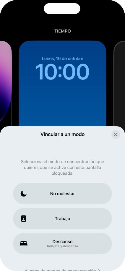 Pulsa un modo de concentración. Pulsa un modo de concentración.