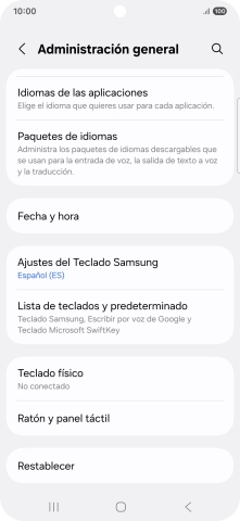 Pulsa Fecha y hora.
