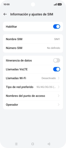 Pulsa el indicador junto a Pulsa el indicador junto a