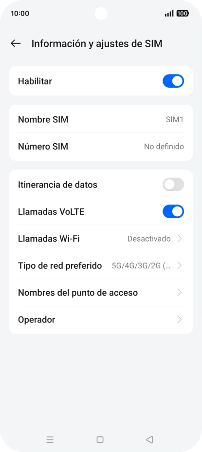Pulsa el indicador junto a Pulsa el indicador junto a