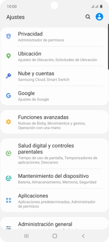 Pulsa Mantenimiento del dispositivo.