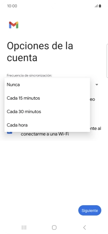 Pulsa el ajuste deseado. Pulsa el ajuste deseado.