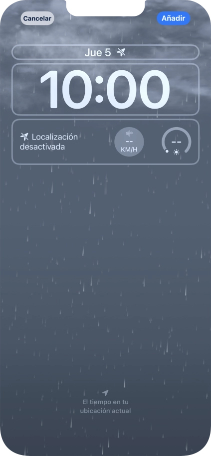 Si deseas personalizar la vista de la fecha en la pantalla de bloqueo, pulsa el widget de la fecha y sigue las indicaciones de la pantalla para seleccionar la vista de widgets deseada. Si deseas personalizar la vista de la fecha en la pantalla de bloqueo, pulsa el widget de la fecha y sigue las indicaciones de la pantalla para seleccionar la vista de widgets deseada.