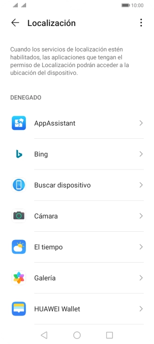 Pulsa la app deseada. Pulsa la app deseada.