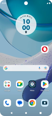 Desliza el dedo hacia abajo desde la parte superior de la pantalla.