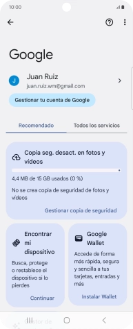 Pulsa Encontrar mi dispositivo. Pulsa Encontrar mi dispositivo.