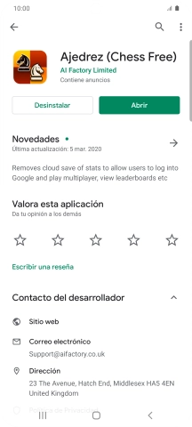 Pulsa Desinstalar. Pulsa Desinstalar.