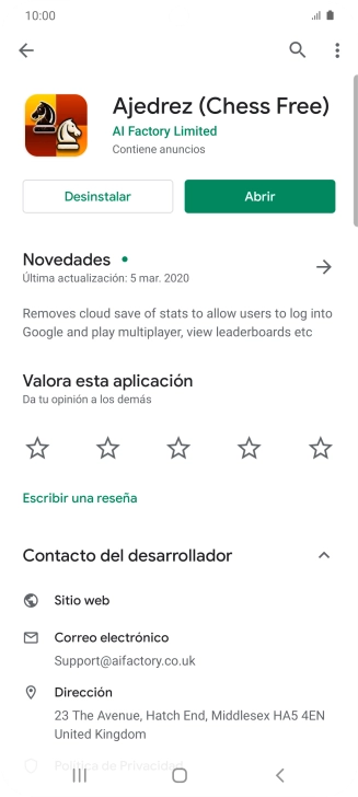 Pulsa Desinstalar. Pulsa Desinstalar.