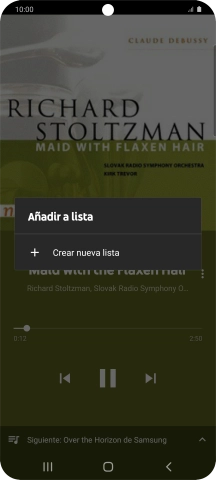 Pulsa Crear nueva lista. Pulsa Crear nueva lista.