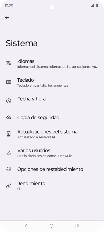 Pulsa Opciones de restablecimiento. Pulsa Opciones de restablecimiento.
