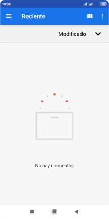 Desliza el dedo hacia la derecha desde la parte izquierda de la pantalla.