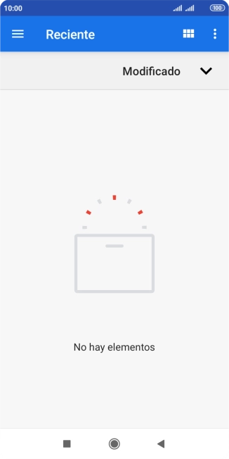 Desliza el dedo hacia la derecha desde la parte izquierda de la pantalla.