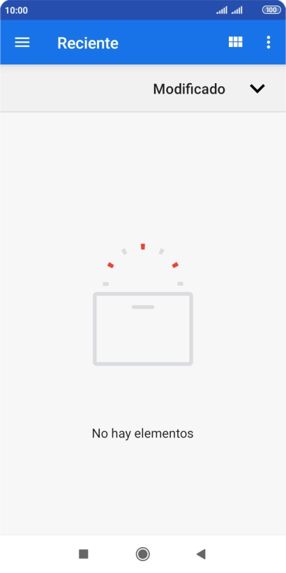 Desliza el dedo hacia la derecha desde la parte izquierda de la pantalla.