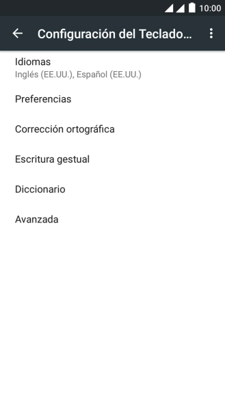 Pulsa Corrección ortográfica.
