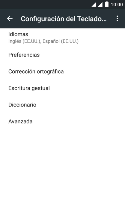 Pulsa Corrección ortográfica.