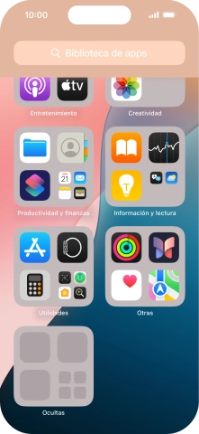 La app está ahora en la carpeta Ocultas en la biblioteca de apps. La app está ahora en la carpeta Ocultas en la biblioteca de apps.