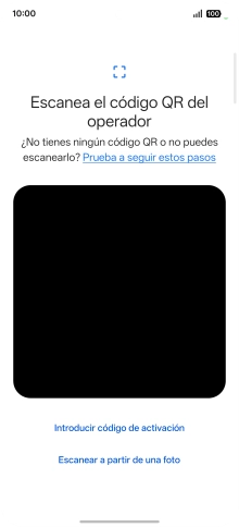Coloca el código QR dentro del marco de la cámara del teléfono para escanearlo. Coloca el código QR dentro del marco de la cámara del teléfono para escanearlo.
