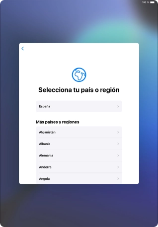 Pulsa el país o el área deseados. Pulsa el país o el área deseados.
