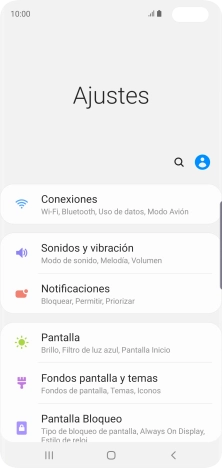 Pulsa Conexiones.