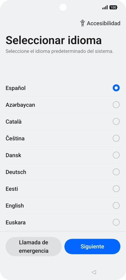 Pulsa el idioma deseado. Pulsa el idioma deseado.