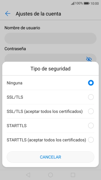 Pulsa Ninguna para desactivar la función. Pulsa Ninguna para desactivar la función.