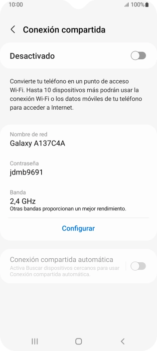 Pulsa Configurar. Pulsa Configurar.