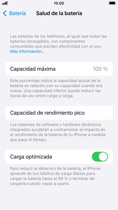 Pulsa el indicador junto a 