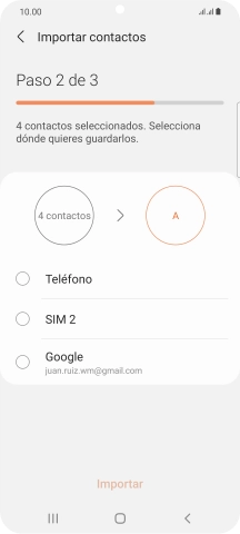 Pulsa Teléfono.