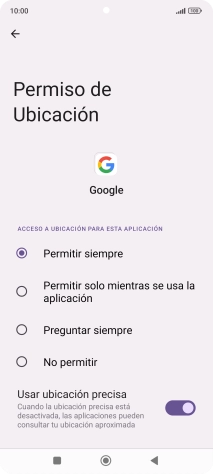 Pulsa el ajuste deseado. Pulsa el ajuste deseado.