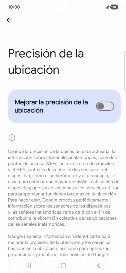 Si pulsas el indicador junto a 