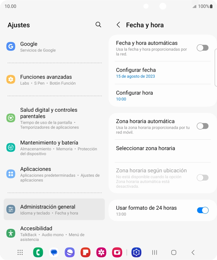 Pulsa el indicador junto a 