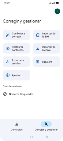 Pulsa Importar de la SIM. Pulsa Importar de la SIM.