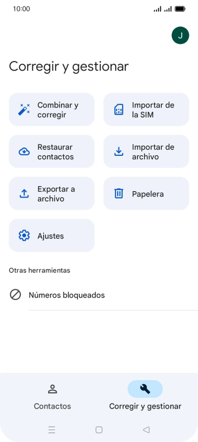 Pulsa Importar de la SIM. Pulsa Importar de la SIM.