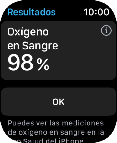 El resultado aparece en la pantalla. El resultado aparece en la pantalla.