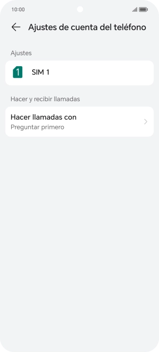 Pulsa el nombre de la tarjeta SIM. Pulsa el nombre de la tarjeta SIM.