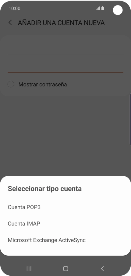 Pulsa Cuenta IMAP. Pulsa Cuenta IMAP.