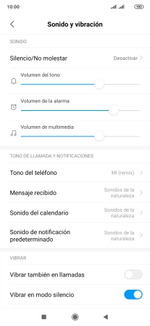 Pulsa Tono del teléfono. Pulsa Tono del teléfono.
