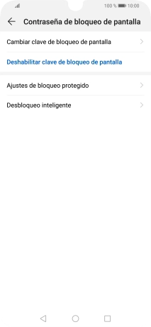 Pulsa Deshabilitar clave de bloqueo de pantalla. Pulsa Deshabilitar clave de bloqueo de pantalla.