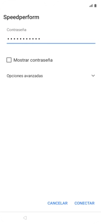 Introduce la contraseña de la red wifi y pulsa CONECTAR. Introduce la contraseña de la red wifi y pulsa CONECTAR.
