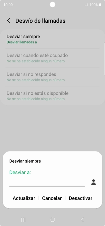 Pulsa Desactivar. Pulsa Desactivar.