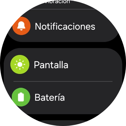 Pulsa Pantalla.
