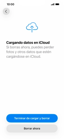 Pulsa Borrar ahora. Pulsa Borrar ahora.