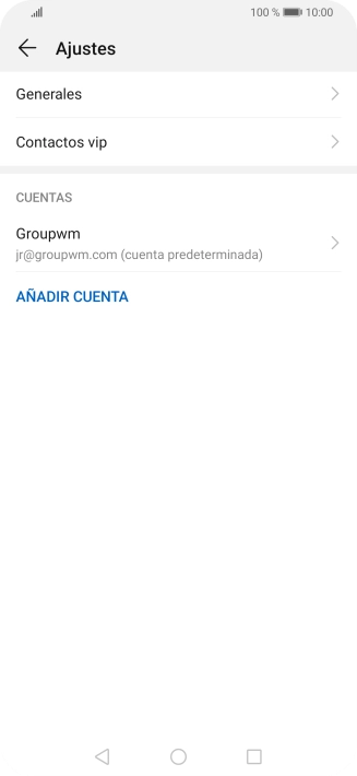 Pulsa la cuenta deseada. Pulsa la cuenta deseada.
