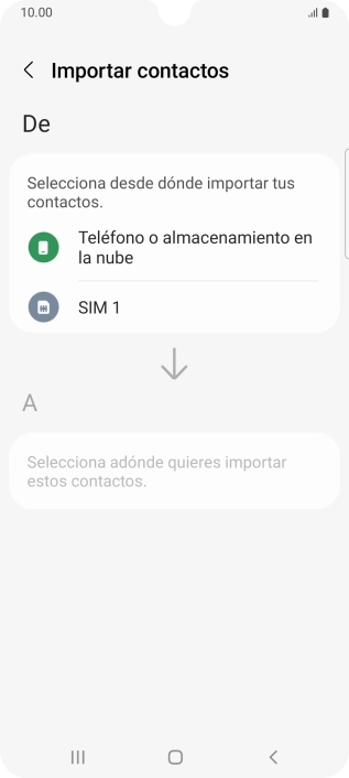 Pulsa el nombre de la tarjeta SIM. Pulsa el nombre de la tarjeta SIM.